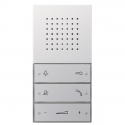 Внутренняя квартирная аудиостанция hand free скрытого монтажа Gira F100 Белый глянцевый