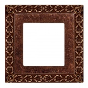 Рамка на 1 пост гор./верт., цвет rustic cooper