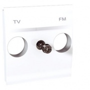 Центральная плата  TV-FM розетки SE Unica, белый