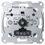 Светорегулятор поворотный с выключателем(индуктивная нагрузка) 40-600Вт Merten механизм