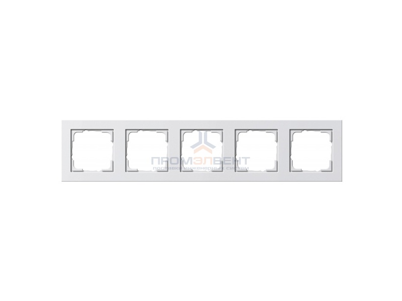 Рамка 5-ая Gira E2 Белый глянцевый