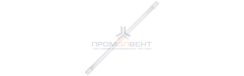 Лампа светодиодная  Ecola T8 G13  12,5W  4000K с поворотными цоколями(мат. стекло)