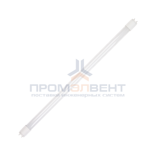 Лампа светодиодная  Ecola T8 G13  12,5W  4000K с поворотными цоколями(мат. стекло)