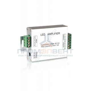 Усилитель сигнала для светодиодной ленты RGB 144W 12A, 1/100
