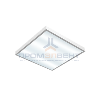 Светодиодный светильник "ВАРТОН" медицинский 595*595*55мм с опаловым рассеивателем 27 ВТ 6500К IP54