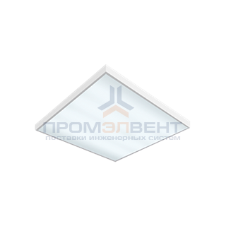 Светодиодный светильник "ВАРТОН" офисный накладной 595*595*50мм 27 ВТ 4000К