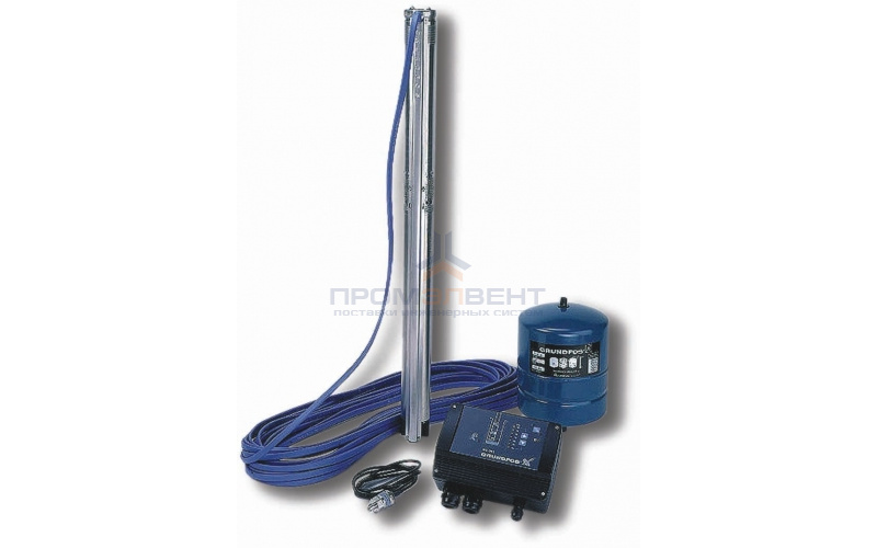 Комплект для поддержания постоянного давления с насосом Grundfos SQE 2-85