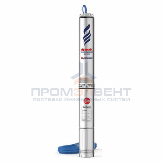 Насос скважинный Pedrollo 4BLOCKm 2/18  (1,1 кВт, Qmax 60 л/мин, Hmax 140 м, 1x230В, кабель 30м)