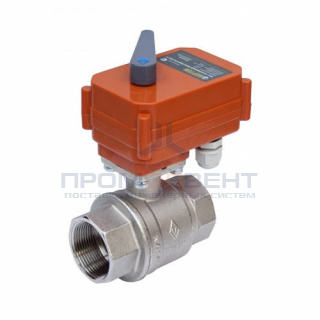 Кран шаровой с электроприводом Neptun Bugatti Pro 220В - 2" (PN25, Tmax120°C, Tзакр 60 сек)