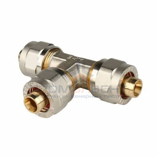 Тройник STOUT - 16 (винтовой, для металлопластиковых труб)