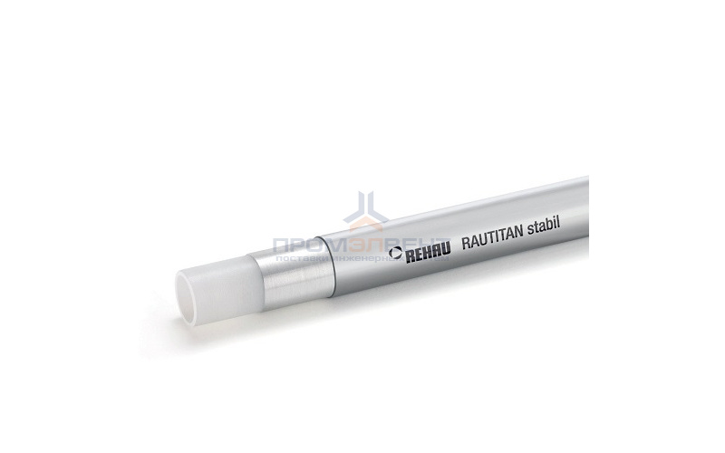Труба из сшитого полиэтилена REHAU RAUTITAN stabil - 20x2.9 (PE-Xc/AI/PE, PN10, 95°C, бухта 100 м.)