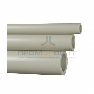 Труба полипропиленовая FV-Plast CLASSIC - 20×3,4 (PN20, штанга 4м, цвет серый)