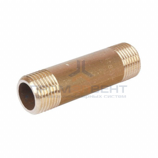 Удлинитель резьбовой STOUT - 2" длина 200 мм (НР/НР, латунь без покрытия)
