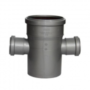 Крестовина одноплоскостная 87° СИНИКОН Standart - 110 x 50 (для системы внутренней канализации)