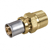 Переход на наружную резьбу Giacomini RM107 - 16x2.0 x 3/4" (прессовой, для металлопластиковых труб)