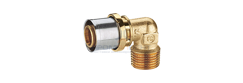 Переход на наружную резьбу угловой Giacomini RM127 - 20x2.0 x 3/4