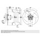 Вентилятор Ebmpapst R4E355-AF05-05 центробежный 