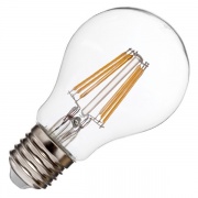 Лампа филаментная светодиодная FL-LED Filament A60 10W 3000К 220V 1000lm E27 теплый свет