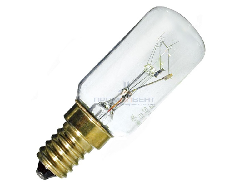 Лампа Sylvania Tubular Argon 40W d25х90 E14 для бытовой техники, кухонной вытяжки прозрачная