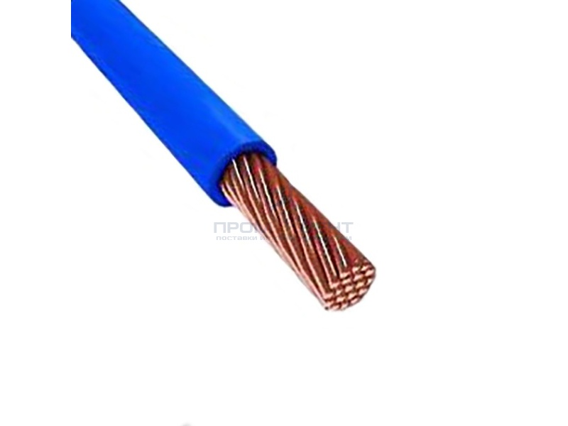 Провод установочный ПВ-3 (ПуГВ) 25,0 синий ГОСТ 31947