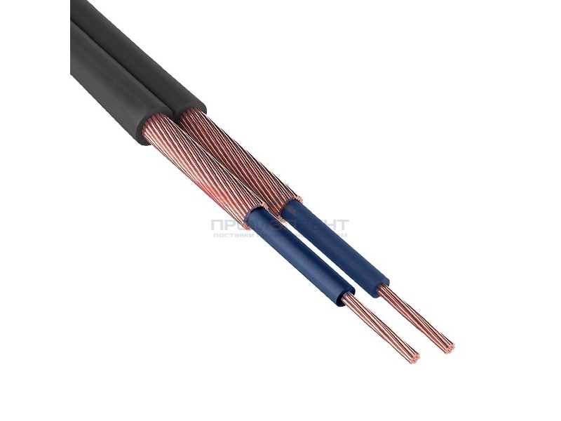Кабель ШГЭС-2 LT Rexant плоский черный