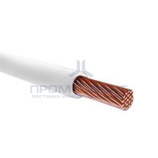 Провод установочный ПВ-3 (ПуГВ) 6,0 белый ГОСТ 31947