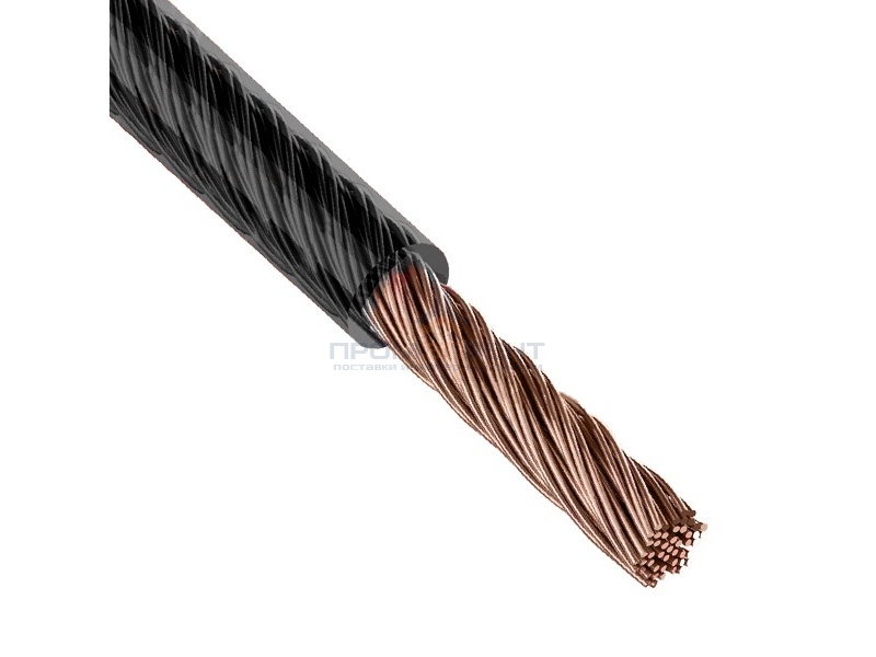 Кабель акустический силовой 1х10,0 Rexant Power Cable черный