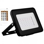 Прожектор светодиодный LL-613 2835SMD 50W RGB 220V IP65 с пультом ДУ черный