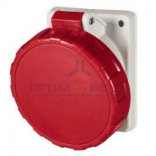 Розетка скрытой установки с наклоном DKC Quadro IP67 63A 2P+E 230V