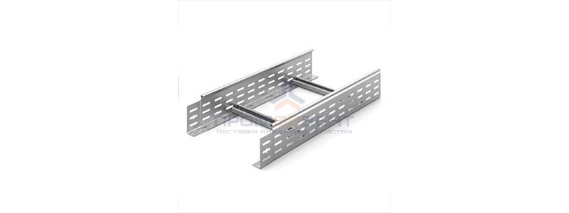 Лестничный лоток замковый 300х100х3000 OSTEC