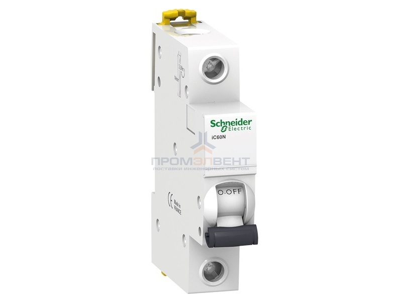 Автоматический выключатель Schneider Electric Acti 9 iC60N 1П 63A 6кА C (автомат)