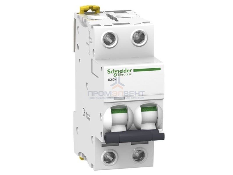Автоматический выключатель Schneider Electric Acti 9 iC60N 2П 25A 6кА C (автомат)