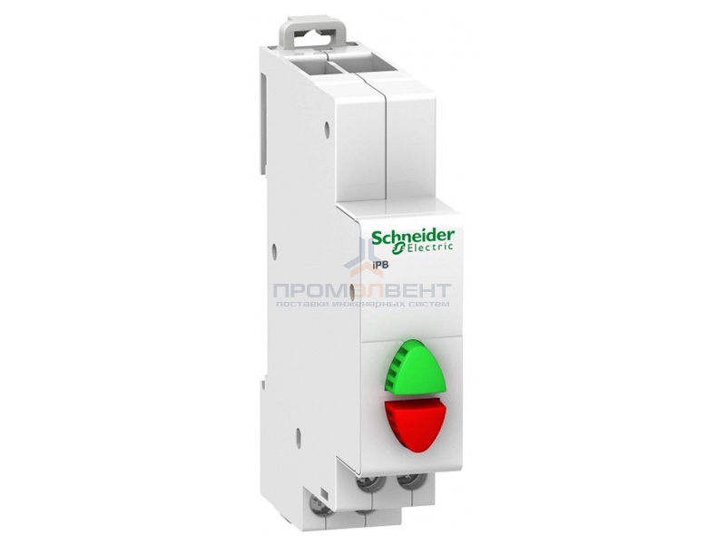 Кнопка управления iPB Acti 9 Schneider Electric красная/зеленая 1НЗ/1НО