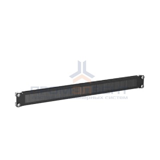 Кабельный ввод с щеточным буртиком 19", 1U
