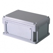 Корпус пластиковый общего назначения IP67, 600x300x146 (высота крышки 21), стенки с выбивными фланца