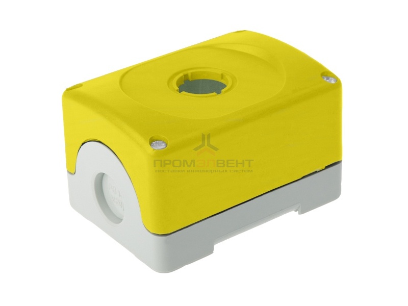 Корпус кнопочного поста ABB MEPY-0 на 1 элемент желтый пластиковый